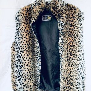 Silk & Sable Faux Fur Vest Size L